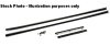 1970-1974 Challenger Hardtop and Coupe E-Body Window Felts Fuzzies Inner Kit